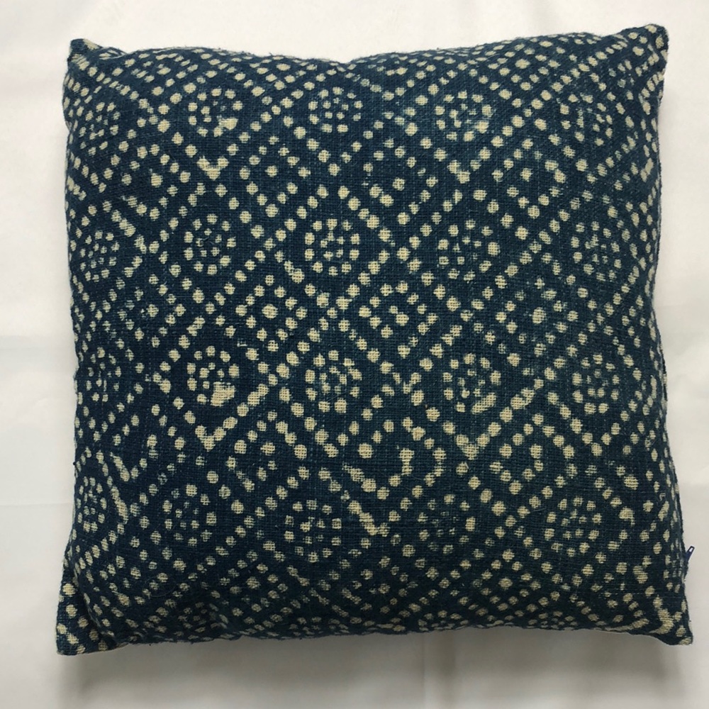 Shibori African Mudcloth Pillow